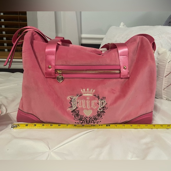 Juicy Couture HERITAGE ROSIE WEEKENDER Pink with Ombre Tumbler NWT - Picture 2 of 11